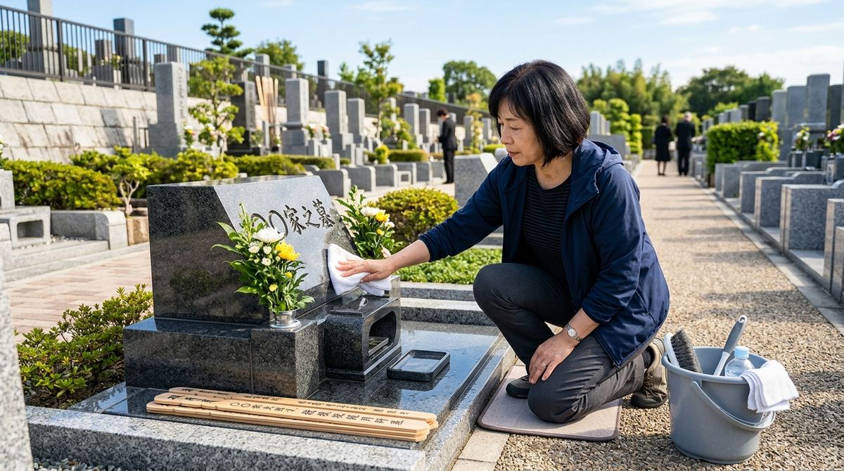 正しい手入れ方法を視覚的に伝え、読者が自分で行う際の動作イメージを助ける。
